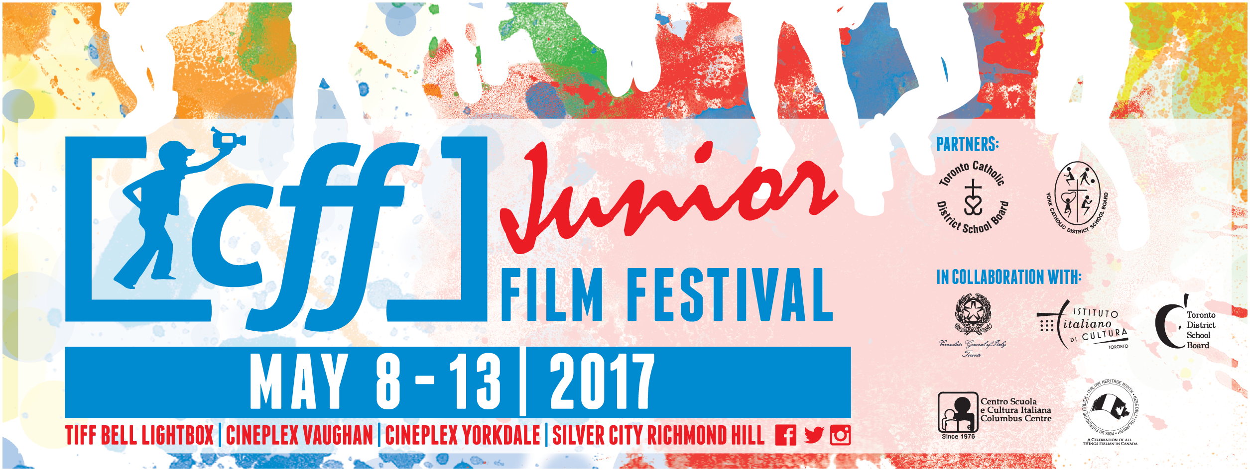 ICFF Junior Film Festival Promotional Banner.